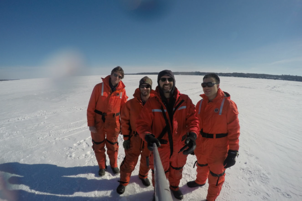 Researchers from the University of Toronto in the arctic