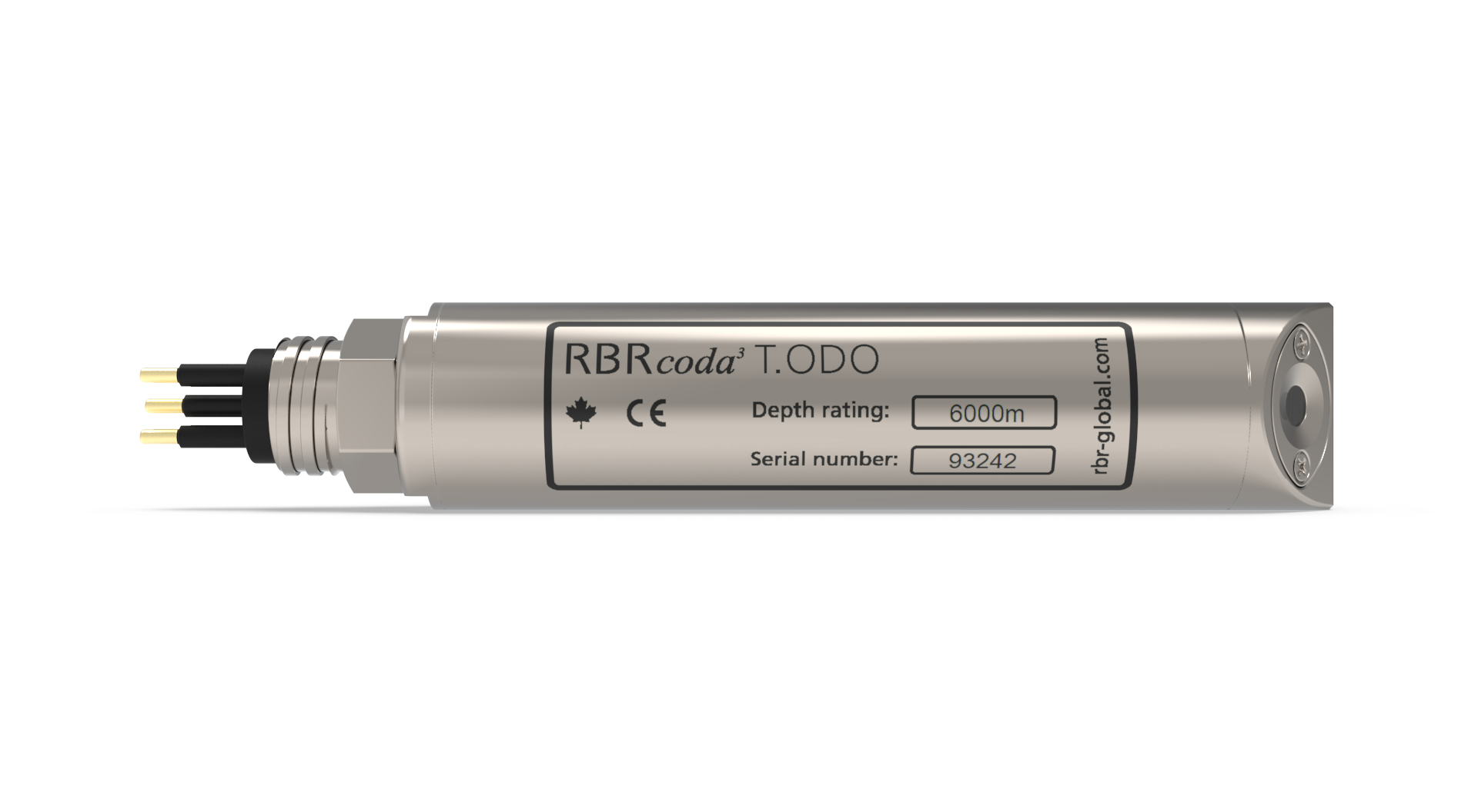 RBRcoda³ T.ODO temperature and dissolved oxygen sensor