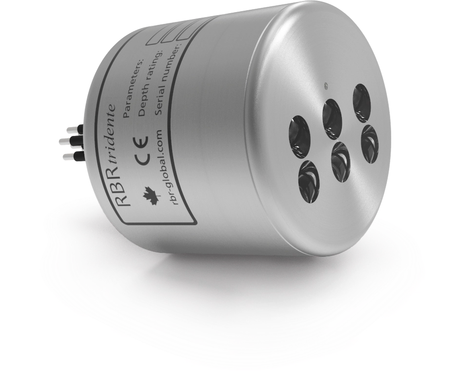 RBRtridenteย three-channel fluorescence and backscatter sensor