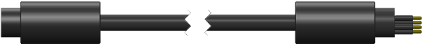 Cable, MCIL-6-FS-FLS to MCIL-6-MP-FLS