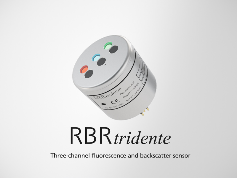 RBRtridente three-channel fluorescence and backscatter sensor