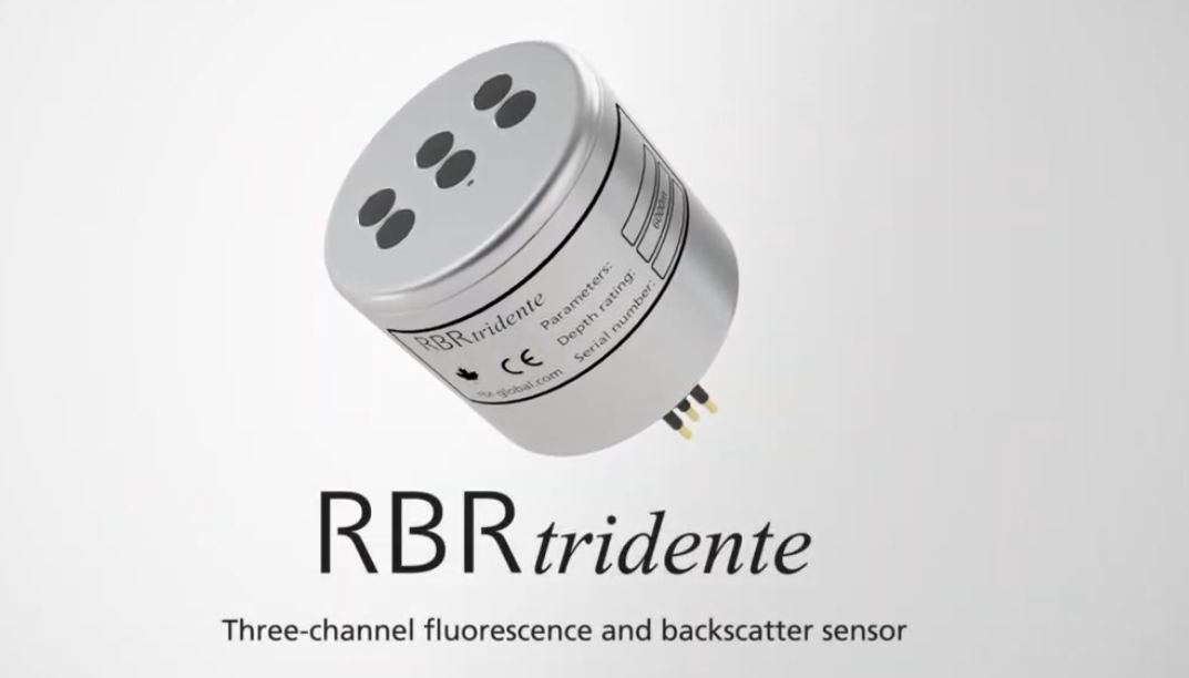RBRtridente three-channel fluorescence and backscatter sensor